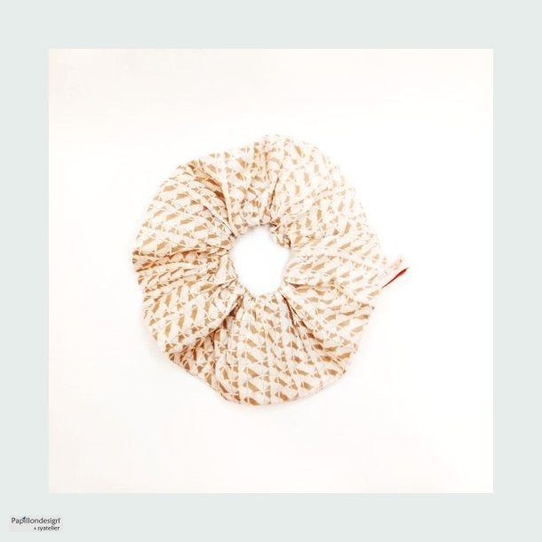 SCRUNCHIE BEIGE DUST